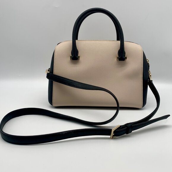Kate Spade Beige & Black Colorblock Cameron Street Maise Satchel w/ Wallet - Picture 2 of 11